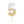 Load image into Gallery viewer, White & Gold Number Candle - 5