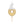 Load image into Gallery viewer, White & Gold Number Candle - 6
