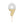 Load image into Gallery viewer, White & Gold Number Candle - 9