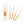 Load image into Gallery viewer, WHITE & GOLD CANDLES - 16 PACK
