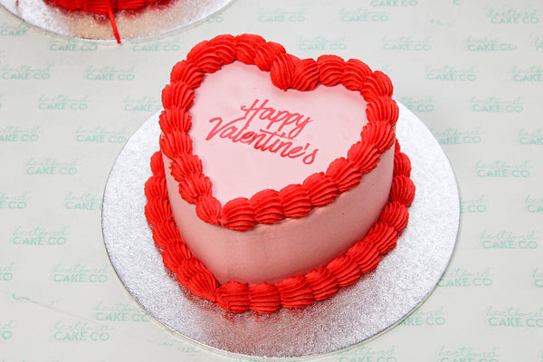 Valentine's Heart Cakes