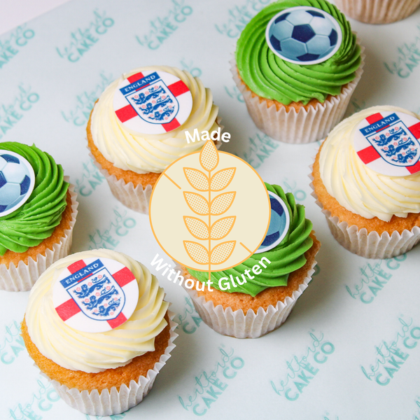 Made Without Gluten Football Cupcakes ⚽