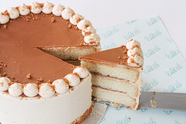 Ultimate Biscoff Celebration Cake - 8 Inch
