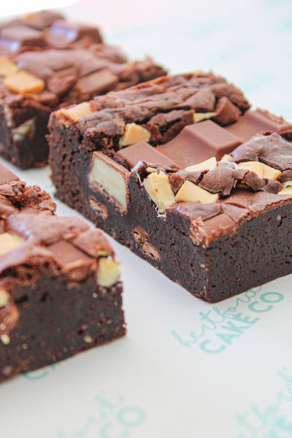Kinder Bar Brownies