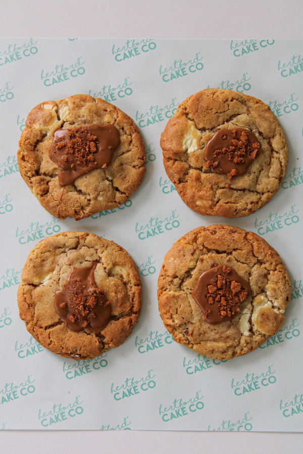 Biscoff Stuffed Cookies