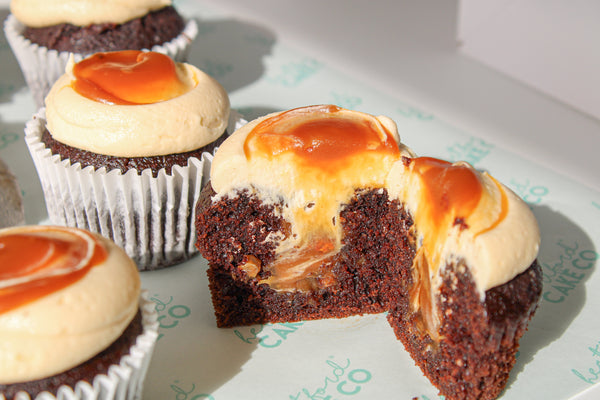 Caramel Chocolate Cupcakes