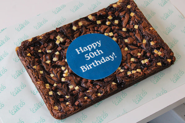 Cherry Black Forest Brownie Slab