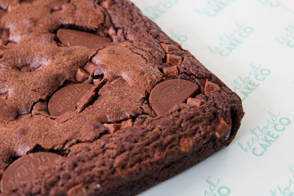 Chocolate Orange Brownie Slab