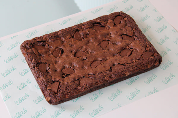 Chocolate Orange Brownie Slab