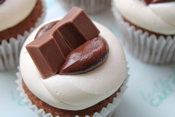 Kinder Bar Cupcakes