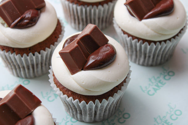 Kinder Bar Cupcakes