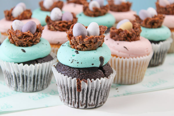 Mini Egg Nest Cupcakes
