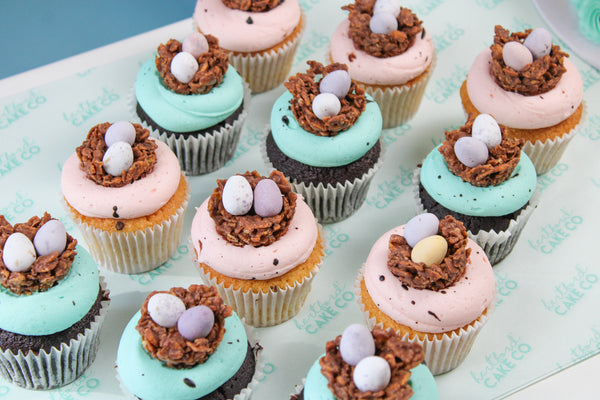 Mini Egg Nest Cupcakes