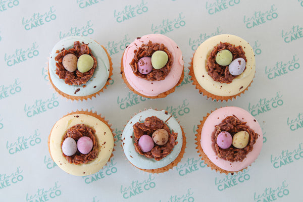 Mini Egg Nest Cupcakes