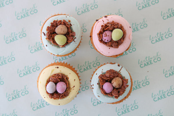 Mini Egg Nest Cupcakes