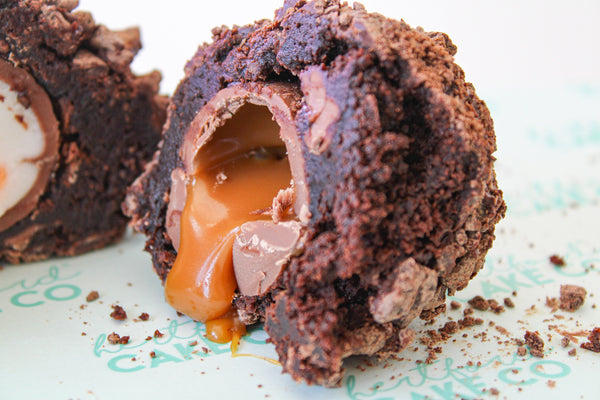 Caramel Egg Scotch Egg Brownies