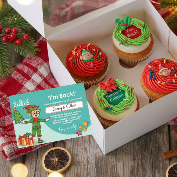 Elf On The Shelf Cupcakes & Name Tag