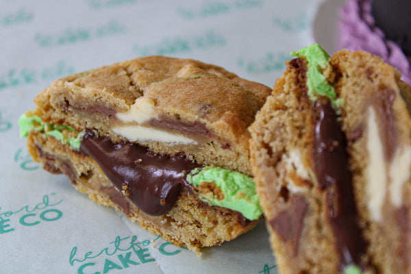 Double Chocolate Filled Monster Cookies