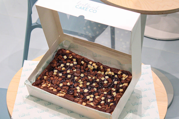 Black Forest Brownie Slab