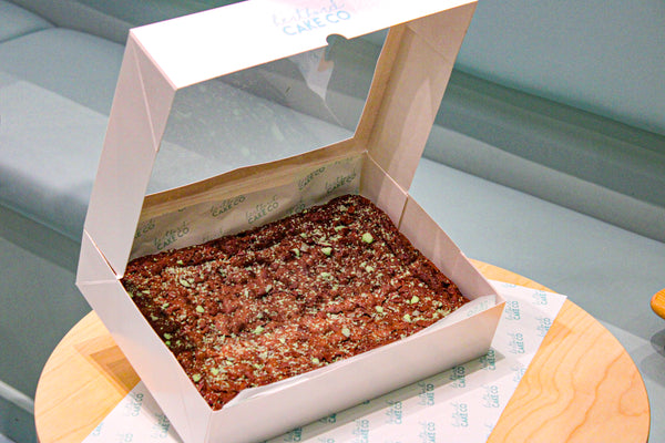 Mint Chocolate Brownie Slab