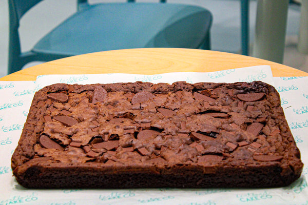 Chocolate Orange Brownie Slab