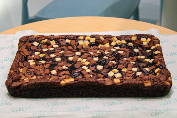 Black Forest Brownie Slab