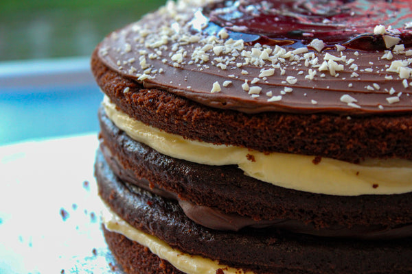 Chocolate Fudge & Cherry Cake