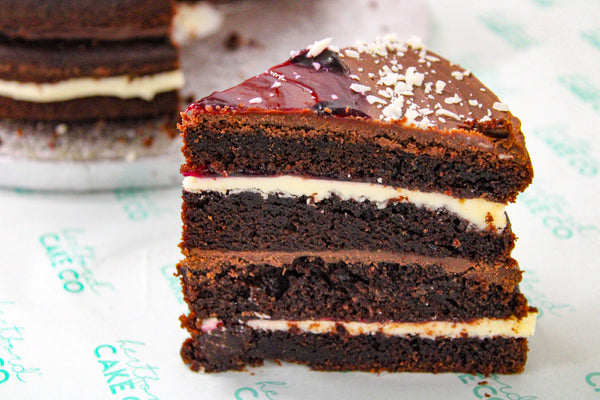 Chocolate Fudge & Cherry Cake - 8 Inch