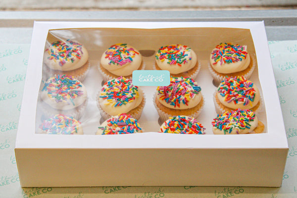 Vanilla Sprinkle Cupcakes