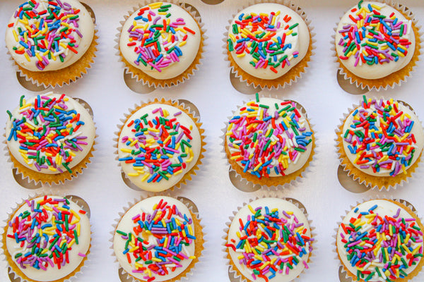 Vanilla Sprinkle Cupcakes