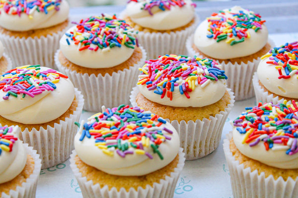 Vanilla Sprinkle Cupcakes