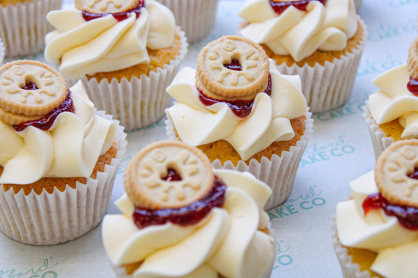 Jammie Dodger Cupcakes