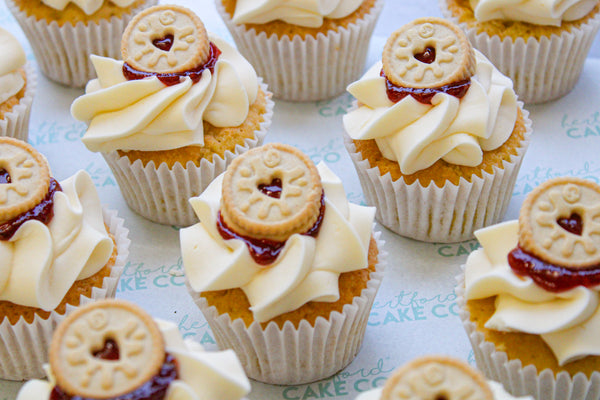 Jammie Dodger Cupcakes