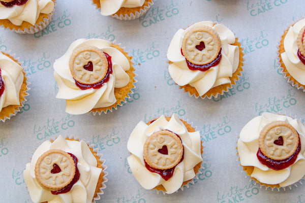 Jammie Dodger Cupcakes