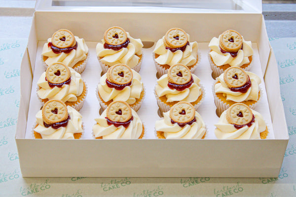 Jammie Dodger Cupcakes