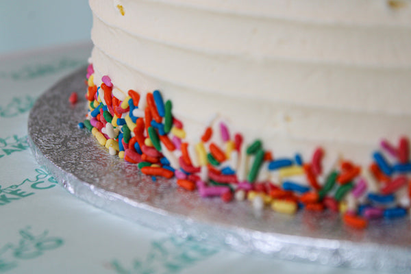 Vanilla Rainbow Celebration Cake