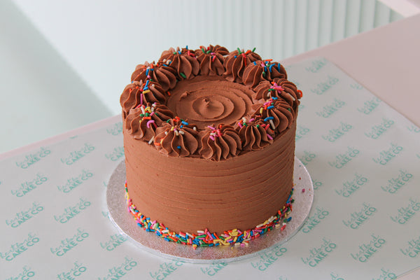 Belgian Chocolate Rainbow Celebration Cake
