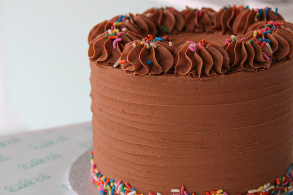 Belgian Chocolate Rainbow Celebration Cake