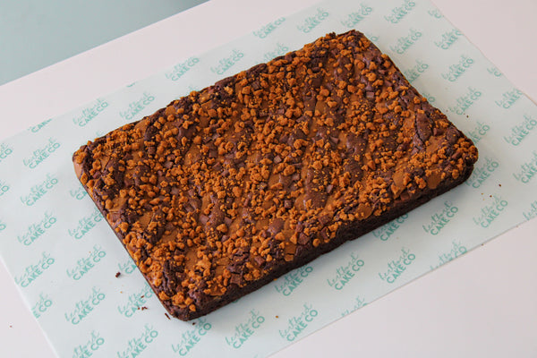 Biscoff Brownie Slab