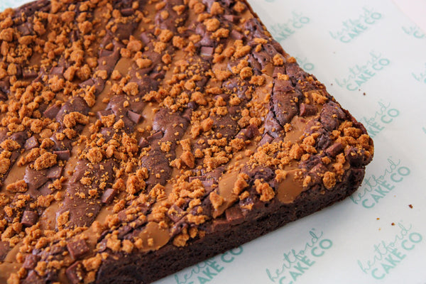 Biscoff Brownie Slab