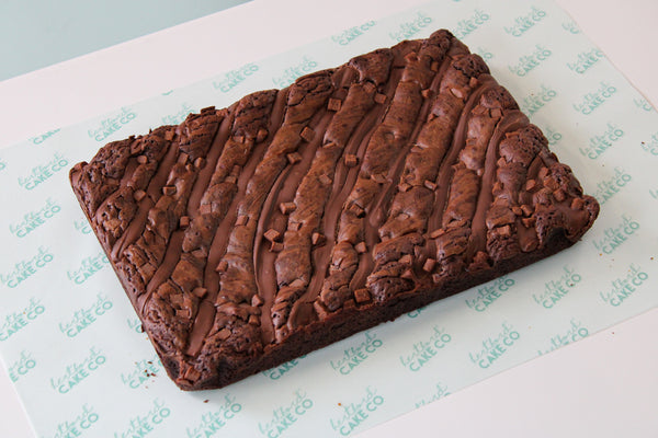 Nutella Brownie Slab