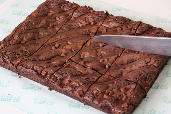 Nutella Brownie Slab