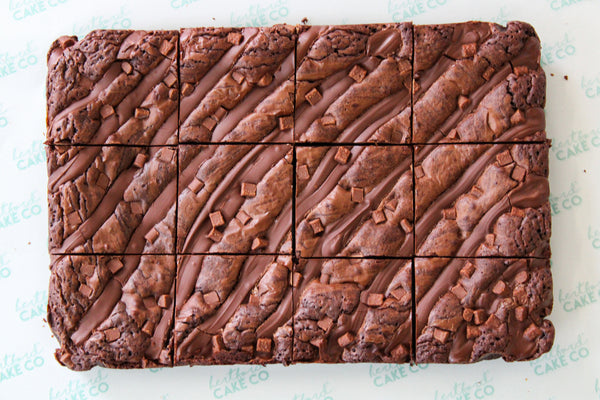 Nutella Brownie Slab