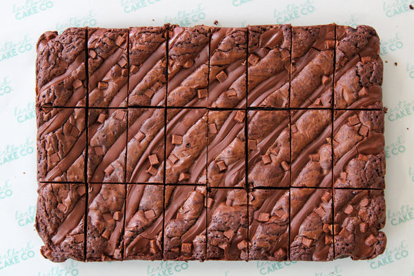 Nutella Brownie Slab