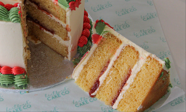 Christmas Printed Logo Cake