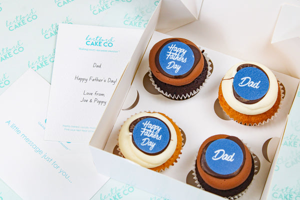 Vanilla & Chocolate Father's Day Cupcakes