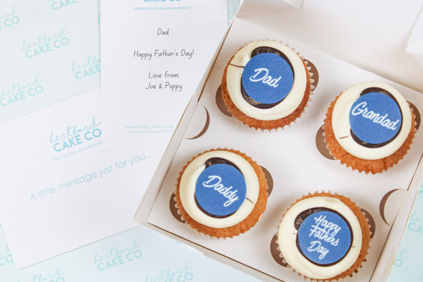 🍃VEGAN🍃 Vanilla Father's Day Cupcakes