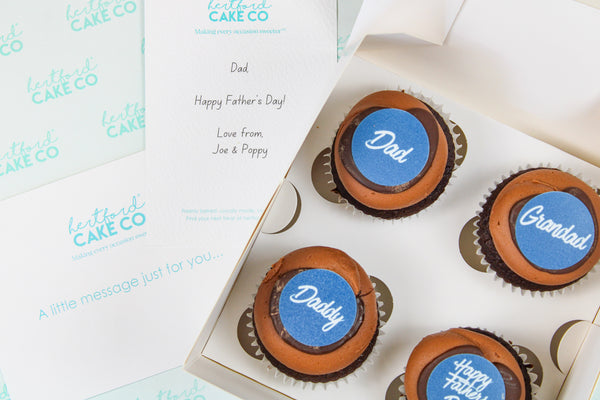 Belgian Chocolate Father's Day Cupcakes