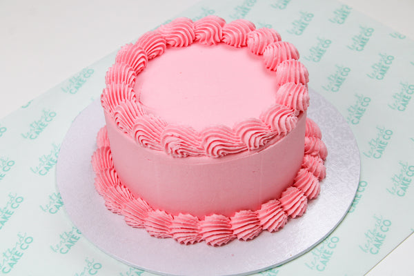 Bright Pink Elegant Celebration Cake