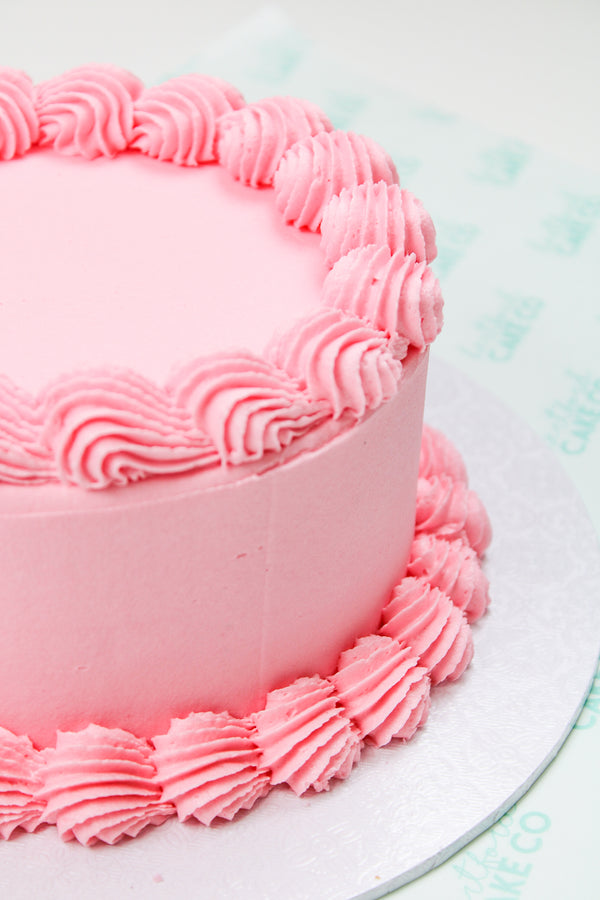 Bright Pink Elegant Celebration Cake